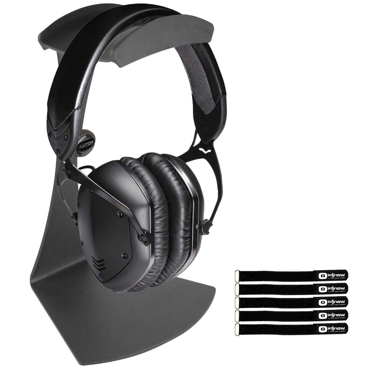 V-Moda Crossfade LP2 Black Headphones with Stand | IDJNOW