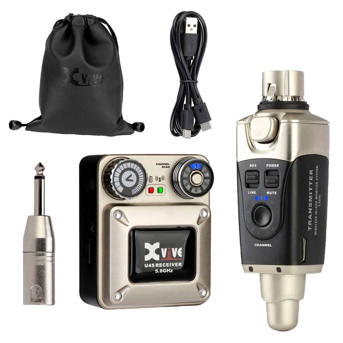 Xvive U45 In-Ear Monitor System with Transmitter & Receiver