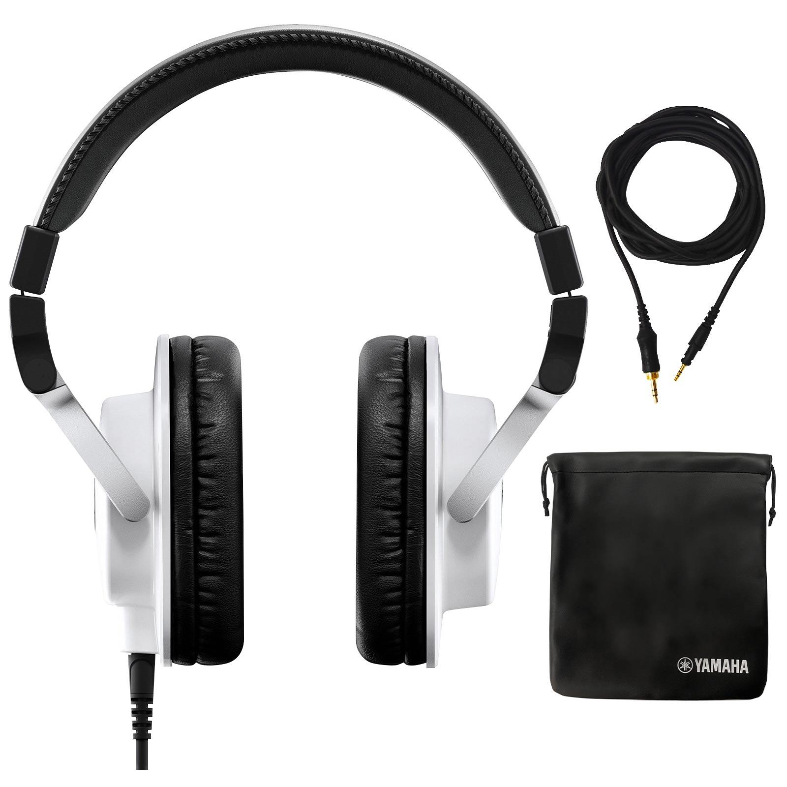 YAMAHA HPH-MT5W WHITE モニターヘッドホン Amazon | YAMAHA ヤマハ - スタジオモニターヘッドホン HPH-MT5W