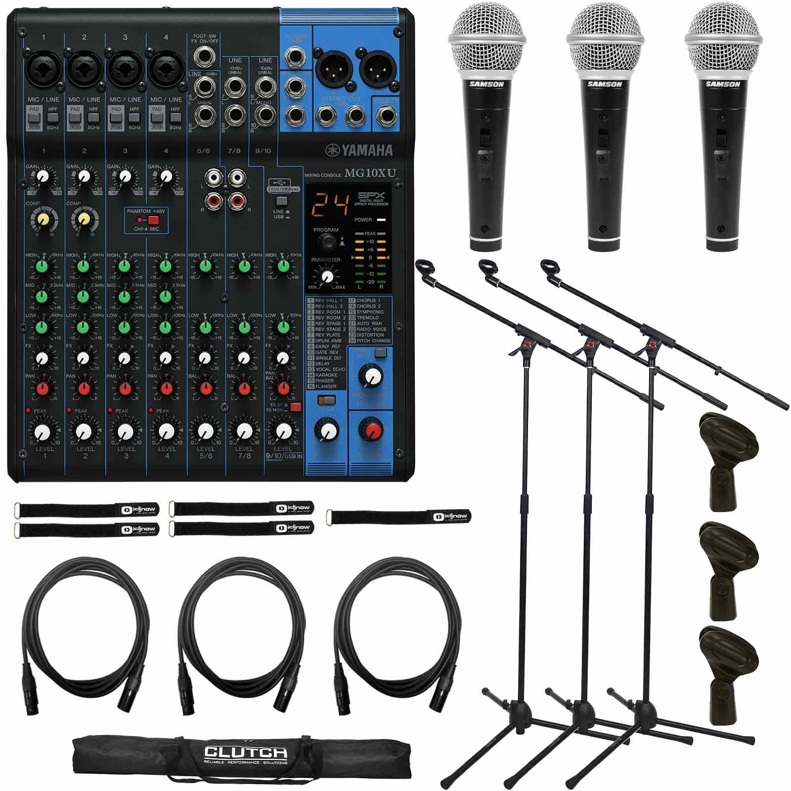 DJ機材 Yamaha MG10XU Yamaha MG10XU 10-Channel Compact Stereo Mixer and USB Audio