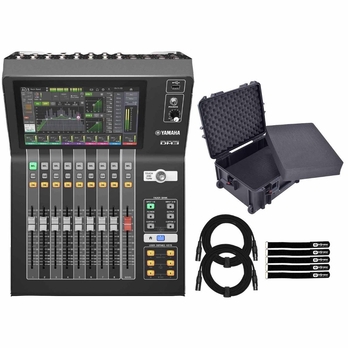 Yamaha Pro Audio DM3S Digital Mixer with Case | IDJNOW