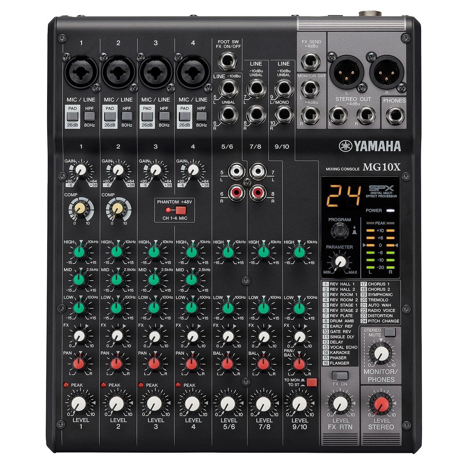 Yamaha Pro Audio MG10XCV Stereo Mixer | IDJNOW