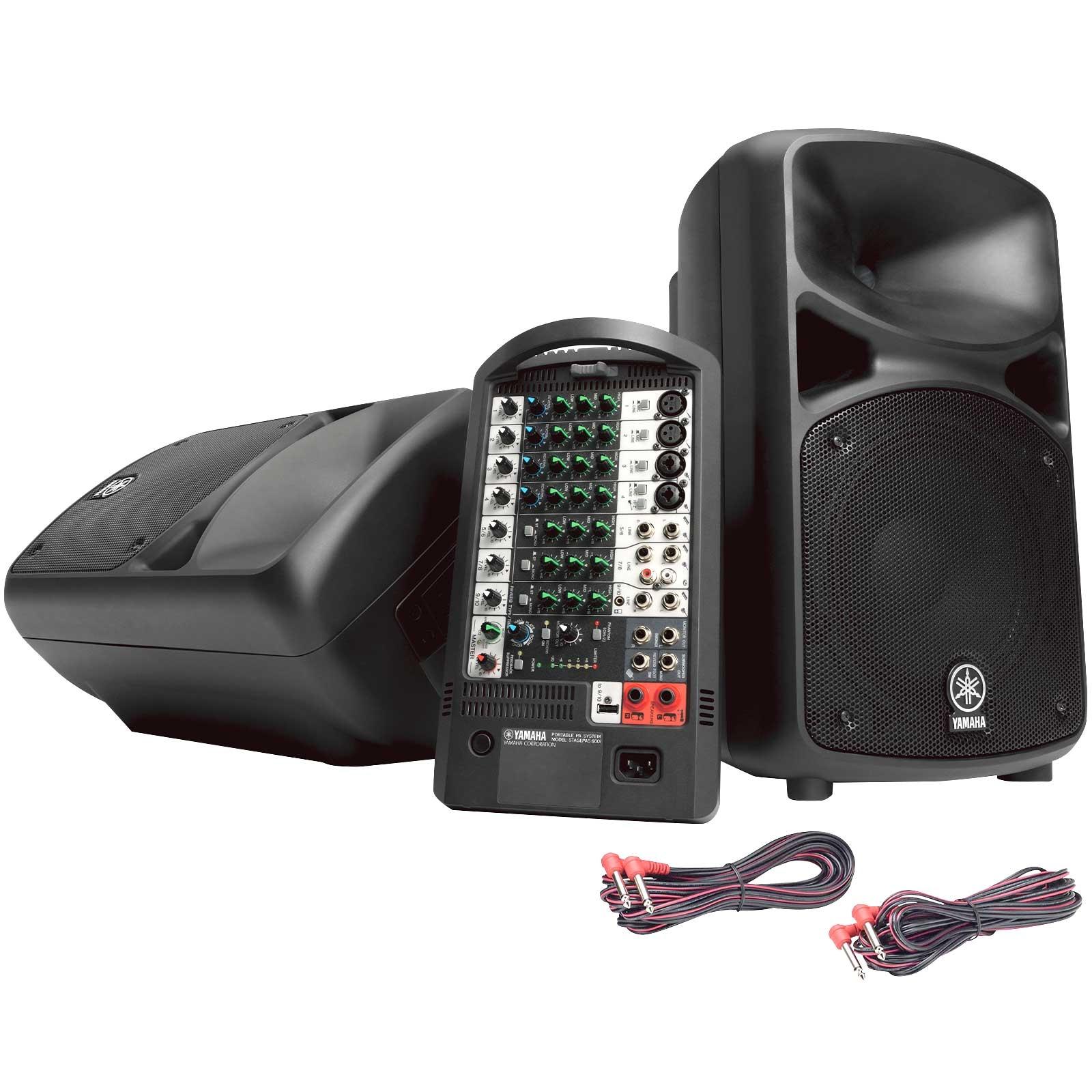 YAMAHA STAGEPAS 簡易PAシステム Yamaha STAGEPAS 600i 680-watt Portable PA System | IDJNOW
