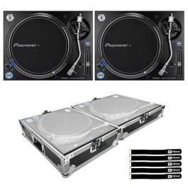 2) Pioneer DJ PLX-1000 Turntables with Cases | IDJNOW