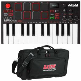 Akai MPK mini Play Mini Keyboard Controller with Gator Bag | IDJNOW