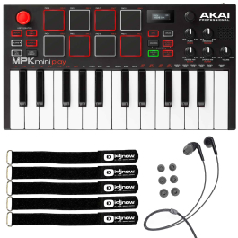Akai MPK Mini Play Keyboard Controller w/Headphones | IDJNOW
