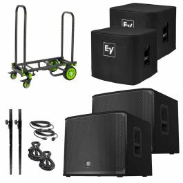 2x Electro-Voice EKX-18SP 18
