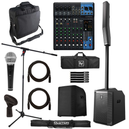 Electro-Voice Evolve 50 with Yamaha MG10XU Mixer | IDJNOW