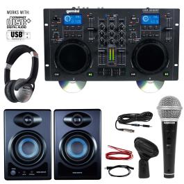 Gemini CDM-4000BT CD/MP3/USB Media Player Package | IDJNOW