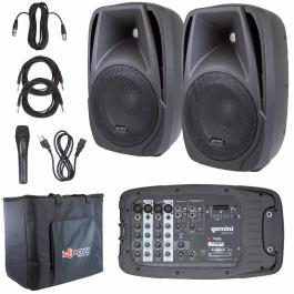 Gemini Shuttle PA All-In-One PA System with Tote | IDJNOW