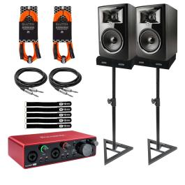 JBL 306P MkII Monitors with Scarlett 2i2 Interface | IDJNOW