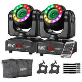 2x JMAZ Lighting JZ3006 Crazy Beam 40 Fusion Heads with Bag