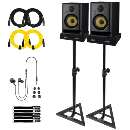 KRK Rokit 5 スタンド付き krk-generation-5-rokit-rp7-g5-