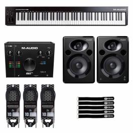 M-Audio Keystation 88 MK3 with Monitors & Interface | IDJNOW