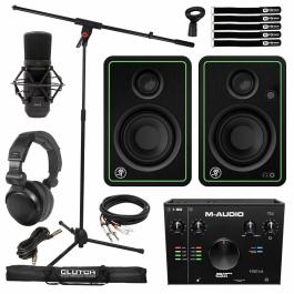 Mackie CR3-X Monitors with AIR 192|4 & Headphones | IDJNOW
