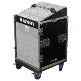 Odyssey FZ1112W 11U Top 12U Vertical Combo Rack | IDJNOW