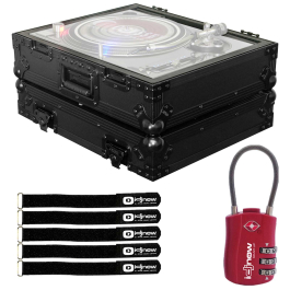 overdose ギヤケース Odyssey Technics Turntable Case with Red TSA Lock | IDJNOW
