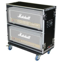 Odyssey FZGAMPHEAD2X2W Dual Amp Head Flight Case | IDJNOW