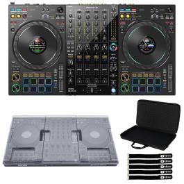 Pioneer DJ DDJ-FLX10 4-Channel Controller with Case & Cover