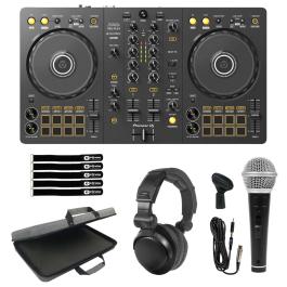 Pioneer DJ DDJ-FLX4 Controller with Soft Case & Mic | IDJNOW