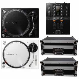 宅配便配送 Pioneer PLX-500 Black & White Turntables + Rekordbox Mixer DJ機材