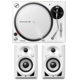 Pioneer PLX-500 White Turntable with 4