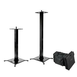 ProX XFH-MHSTANDX2BL Pair of Black Totem Stands | IDJNOW
