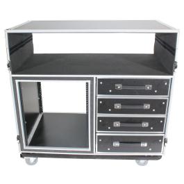 ProX Dual-Table Case & Mixing Console Workstation | IDJNOW