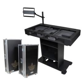 ProX XZF-DJXLCTBLCASE Black DJ Control Tower for CDJ3000-A9