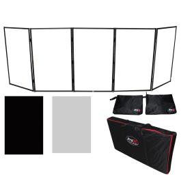 ProX XF-5X3048B 5 Panel Scrim DJ Facade Frontboard | IDJNOW