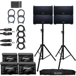 Inside The Qsc Line Array 4x QSC LA108 8
