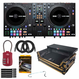 Rane ONE DJ Controller with Gold/Black Shelf Case | IDJNOW