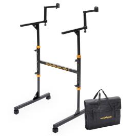 RockNRoller RCK-1 Compact 2-Tier Travel Keyboard Stand
