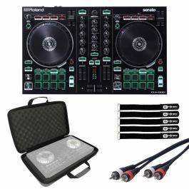 Roland DJ-202 Serato DJ Lite Controller with EVA Molded Bag