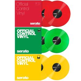 Serato Red, Green, and Yellow 12