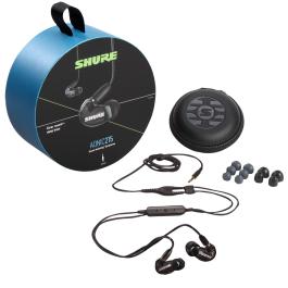 Shure SE215 Black Earphones with Mic Cable | IDJNOW