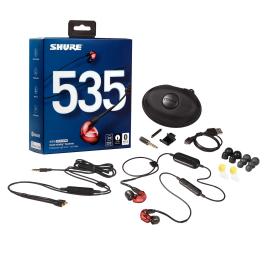 Shure SE535LTD+BT1 Red Earphones with Mic & Bluetooth | IDJNOW