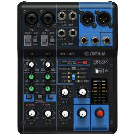 Yamaha MG06 DJミキサー 本体 Yamaha MG06 Mixer | FrontEndAudio.com