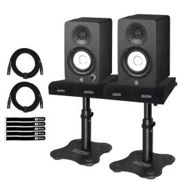 「B」Yamaha HS7 ブラックペア インシュレーター＆スタンド付き Amazon | ヤマハ YAMAHA HS7 パワードスタジオモニタースピーカー×2本