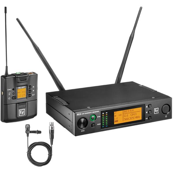 Electro-Voice UHF Handheld Wireless Set with CL3 Lavalier Mic
