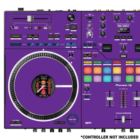 DDJ-REV7 SKINZ貼り付け済 Pioneer DDJ-REV7 N/S EDITION Skinz - Metallics - 12inchSkinz