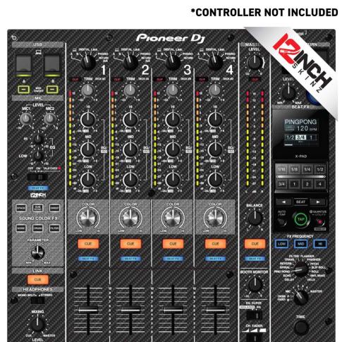12 Inch Skinz Carbon Fiber DJM-900NXS2 Kit | IDJNOW