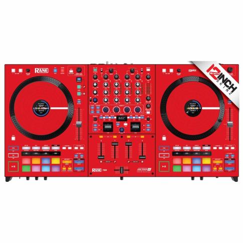 12 Inch Skinz Red Adhesive Skinz Kit for Rane Four | IDJNOW