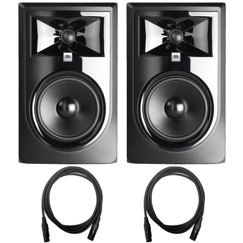 2) JBL Professional 306P MkII 6