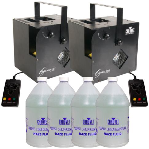 Chauvet Hurricane Haze 2D and Haze Fluid Bundle