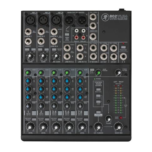 Mackie 802VLZ4 8-Channel Ultra-Compact Mixer