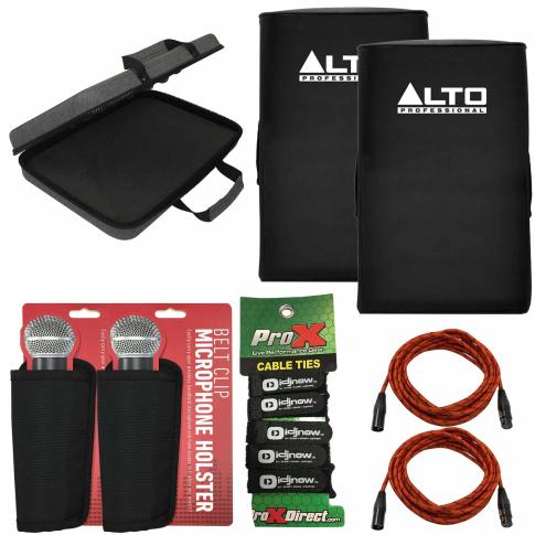 2) Alto Professional TS212 Padded Covers with Case IDJNOW