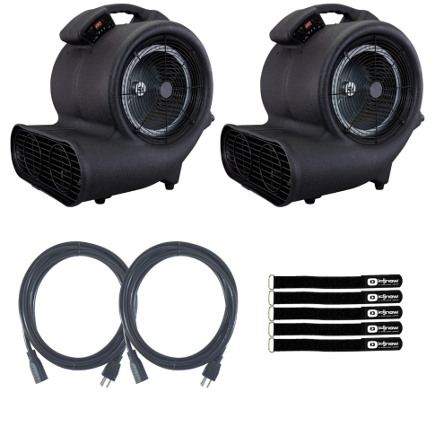 (2) Antari AF-5X Directional Special Effect Fans with Cables