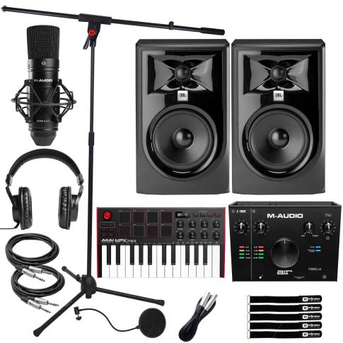 JBL / 305P MKII（2台） 2x JBL 305P MkII with M-Audio System & Controller | IDJNOW