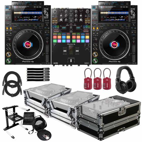 2x Pioneer DJ CDJ-3000 Players with DJM-S7 & Cases | IDJNOW